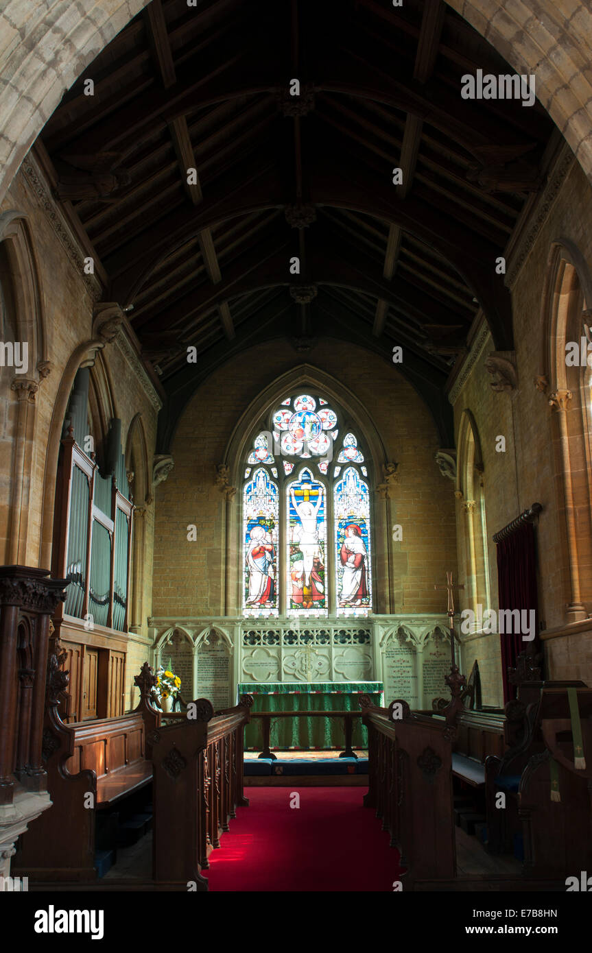 St. Botolph`s Church, Church Brampton, Northamptonshire, England, UK Stock Photo